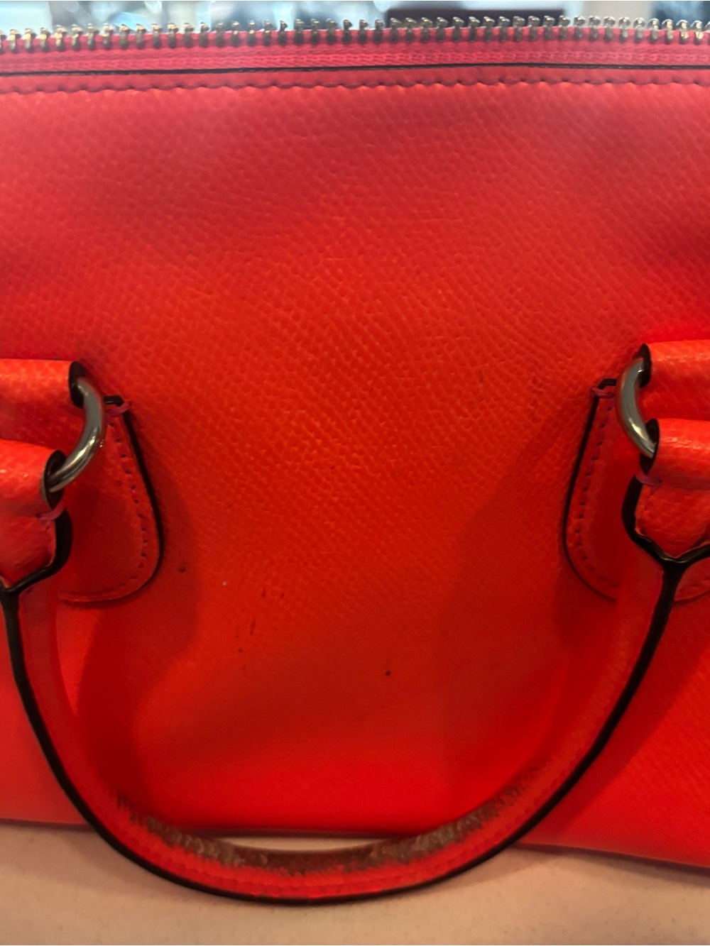 Coach hot pink Women's Leather Satchel Handbag - Picture 7 of 8